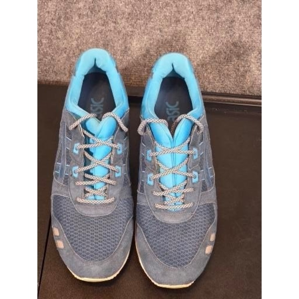 ASICS Gel-Lyte III Legion Blue Suede Sneakers H638Y Mens Size 10.5 Retro Runner - Picture 8 of 8